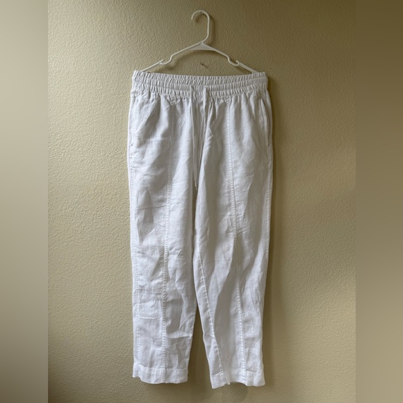 Athleta Women's White Joggers - Picture 3 of 10